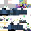 Minecraft skin texture, 64x64 pixels
