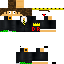 Minecraft skin texture, 64x64 pixels