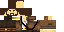 Minecraft skin texture, 64x32 legacy pixels