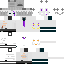 Minecraft skin texture, 64x64 pixels