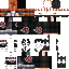Minecraft skin texture, 64x64 pixels