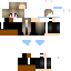 Minecraft skin texture, 64x64 pixels