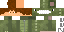 Minecraft skin texture, 64x32 legacy pixels