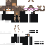 Minecraft skin texture, 64x64 pixels