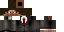 Minecraft skin texture, 64x32 legacy pixels