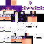 Minecraft skin texture, 64x64 pixels