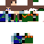 Minecraft skin texture, 64x64 pixels