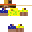 Minecraft skin texture, 64x64 pixels