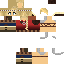 Minecraft skin texture, 64x64 pixels