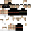 Minecraft skin texture, 64x64 pixels