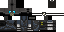 Minecraft skin texture, 64x32 legacy pixels