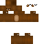 Minecraft skin texture, 64x64 pixels