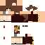 Minecraft skin texture, 64x64 pixels