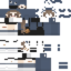 Minecraft skin texture, 64x64 pixels