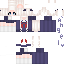 Minecraft skin texture, 64x64 pixels