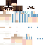 Minecraft skin texture, 64x64 pixels