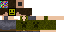 Minecraft skin texture, 64x32 legacy pixels