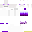 Minecraft skin texture, 64x64 pixels