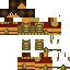 Minecraft skin texture, 64x64 pixels