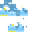 Minecraft skin texture, 64x64 pixels