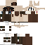 Minecraft skin texture, 64x64 pixels