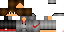 Minecraft skin texture, 64x32 legacy pixels