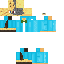 Minecraft skin texture, 64x64 pixels