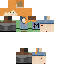 Minecraft skin texture, 64x64 pixels