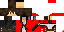 Minecraft skin texture, 64x32 legacy pixels