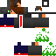 Minecraft skin texture, 64x64 pixels