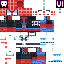 Minecraft skin texture, 64x64 pixels
