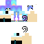 Minecraft skin texture, 64x64 pixels