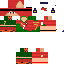 Minecraft skin texture, 64x64 pixels