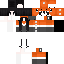 Minecraft skin texture, 64x64 pixels