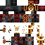 Minecraft skin texture, 64x64 pixels