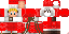 Minecraft skin texture, 64x32 legacy pixels