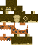 Minecraft skin texture, 64x64 pixels