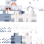 Minecraft skin texture, 64x64 pixels