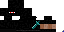 Minecraft skin texture, 64x32 legacy pixels