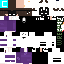 Minecraft skin texture, 64x64 pixels