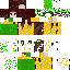 Minecraft skin texture, 64x64 pixels