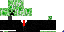 Black Minecraft skin texture, 64x32 legacy pixels