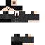 Minecraft skin texture, 64x64 pixels