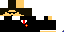 Minecraft skin texture, 64x32 legacy pixels