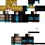 Minecraft skin texture, 64x64 pixels