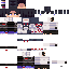 Minecraft skin texture, 64x64 pixels