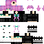 Minecraft skin texture, 64x64 pixels