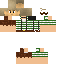 Minecraft skin texture, 64x64 pixels