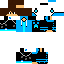 Minecraft skin texture, 64x64 pixels