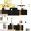 Minecraft skin texture, 64x64 pixels